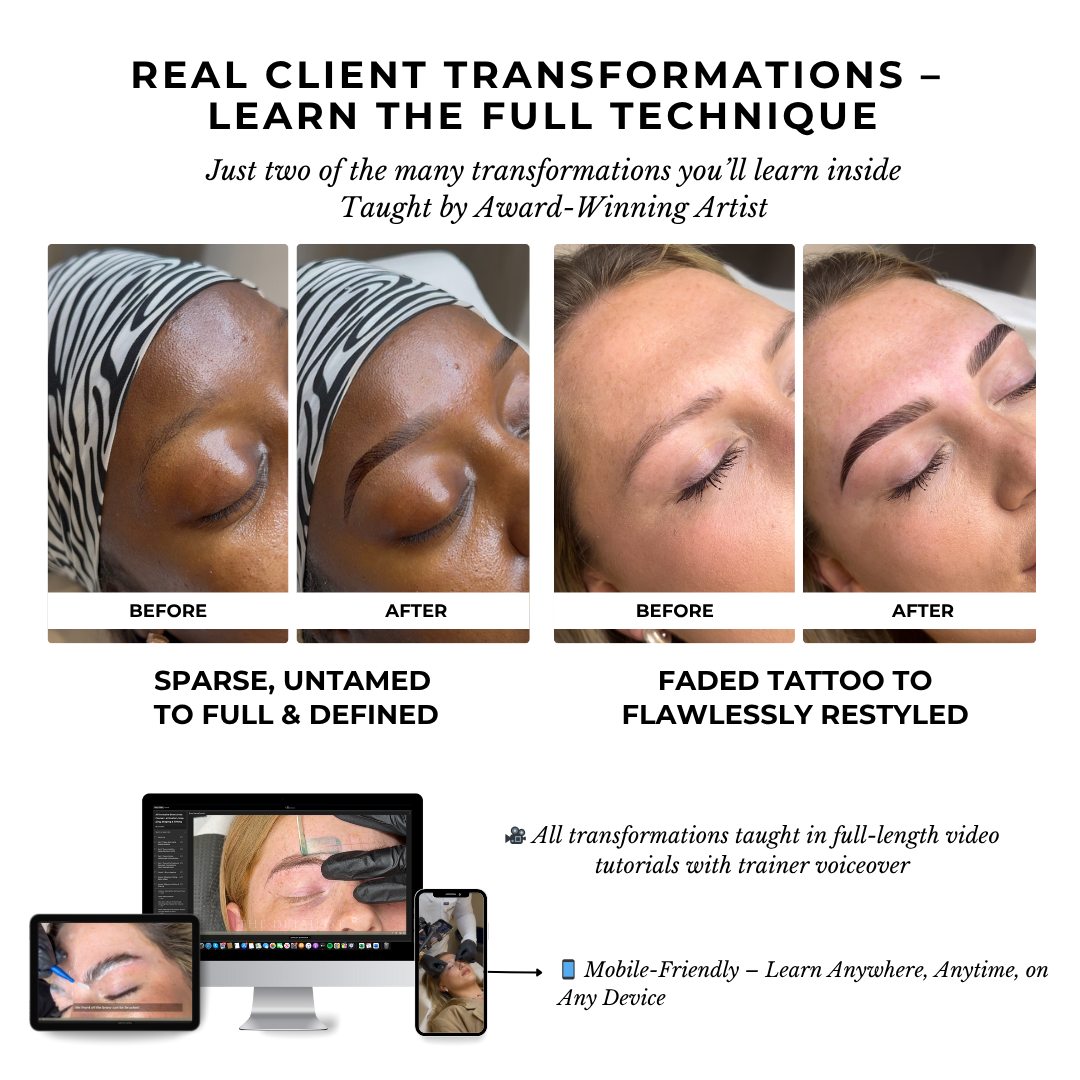 Brow Lamination, Tinting & Waxing Online Course