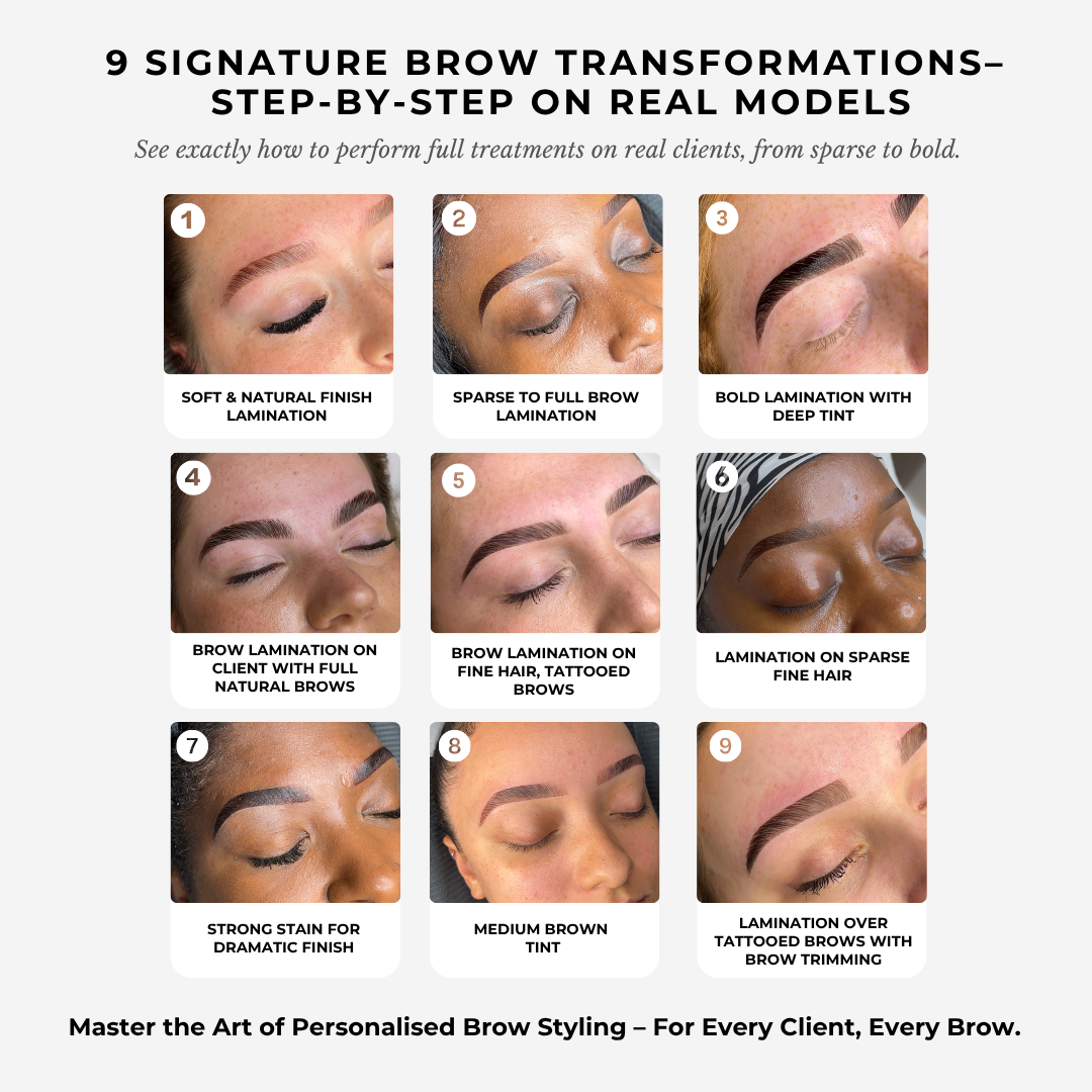 Brow Lamination, Tinting & Waxing Online Course
