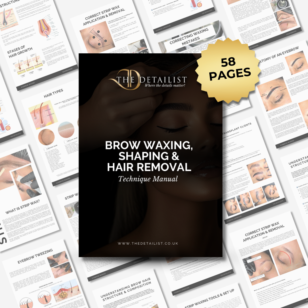 Brow Waxing, Shaping & Hair Removal Guide (E-Book)