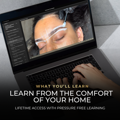 Brow Lamination, Tinting & Waxing Online Course