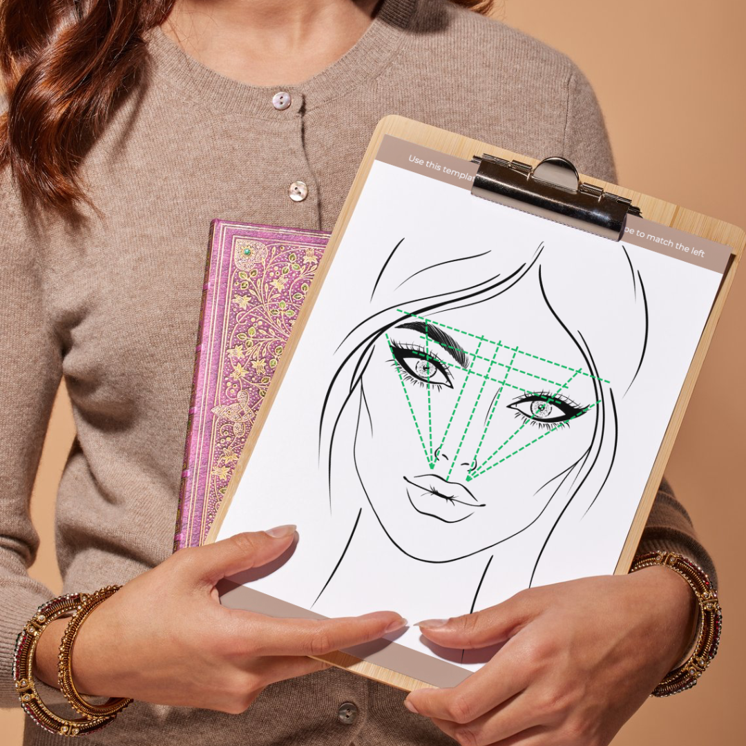 Brow Mapping Printable Practice Workbook