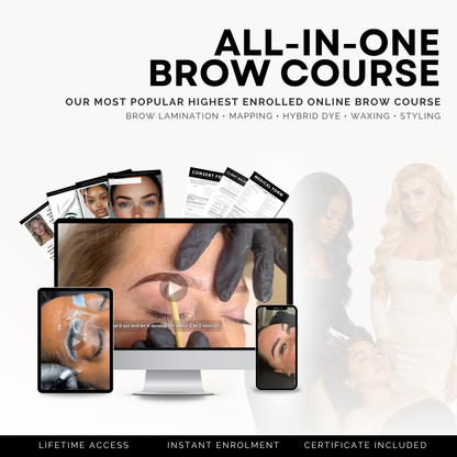 All-In-One Online Brow Course