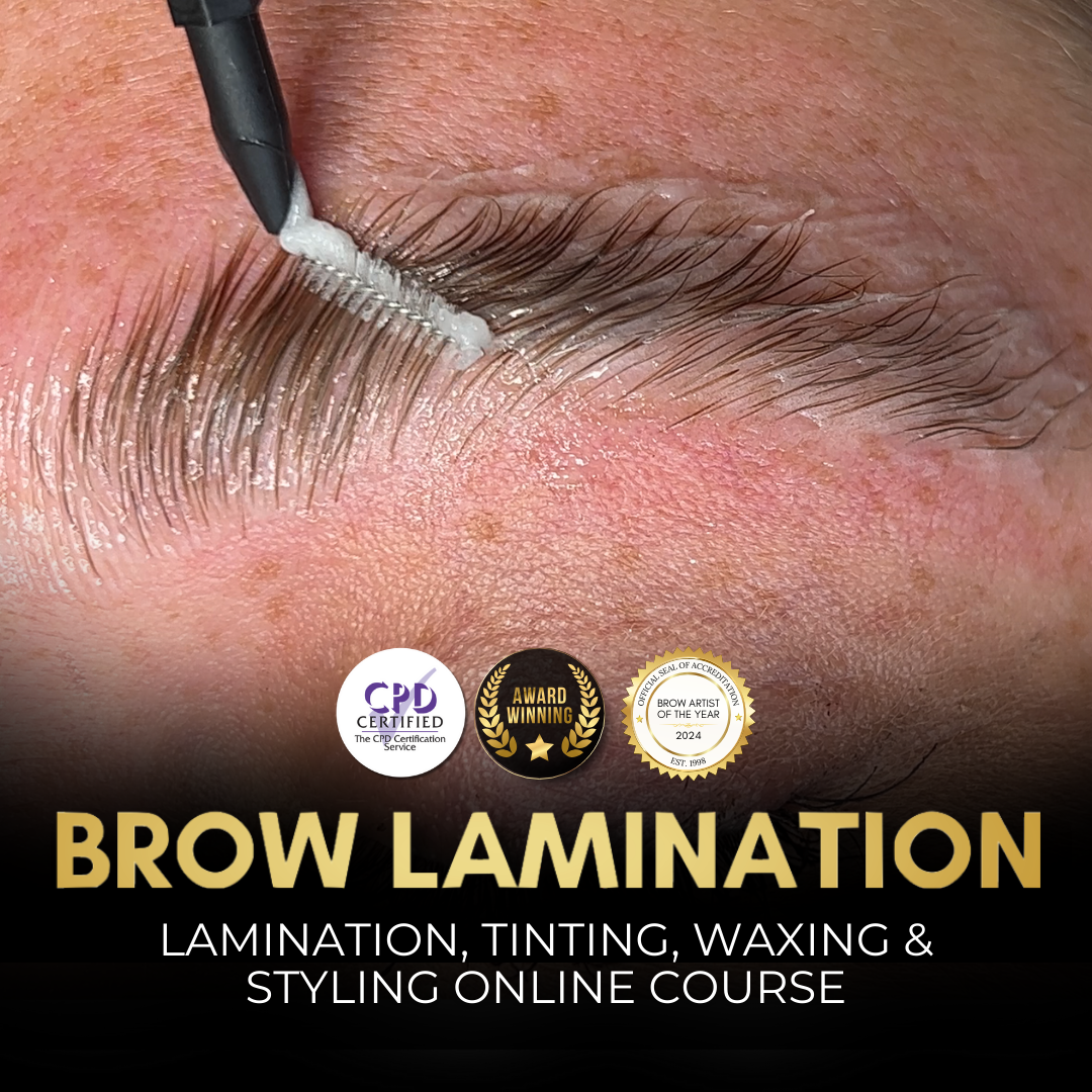 Brow Lamination, Tinting & Waxing Online Course